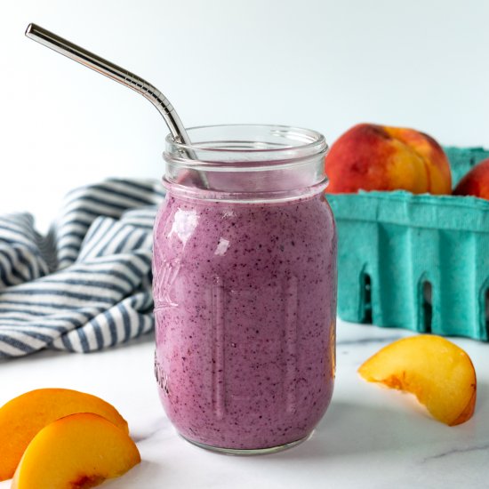 Blueberry Peach Smoothie