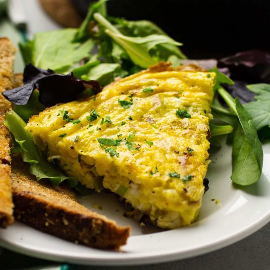 Gruyere Leek Frittata