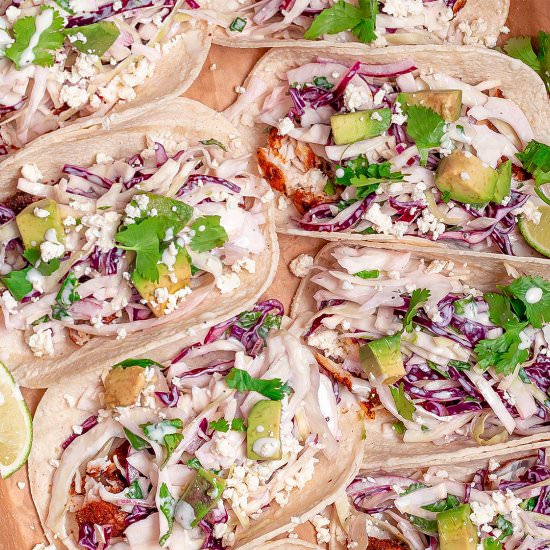 BEST Air Fryer Fish Tacos Recipe