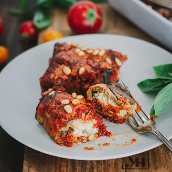 Eggplant and Ricotta Cannelloni