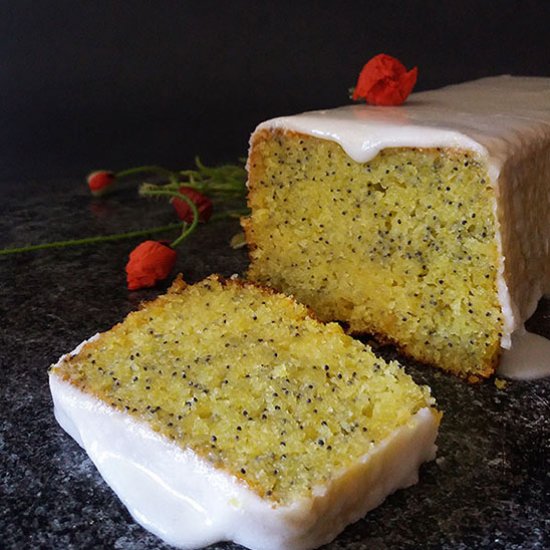 Poppy Seed Bread with Glaze