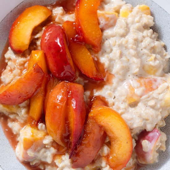 Peach Oatmeal