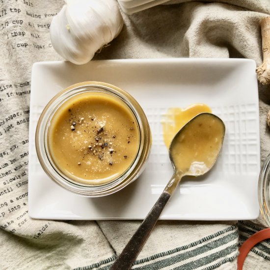 Creamy Homemade Peanut Vinaigrette