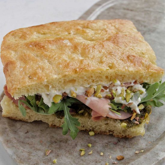 Focaccia Sandwich Bread