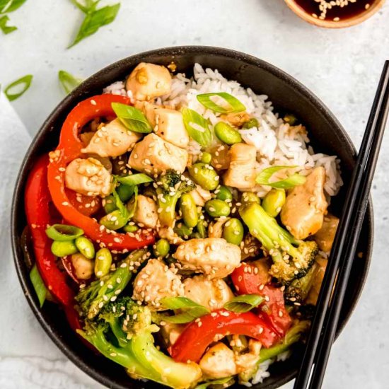 Teriyaki Chicken Bowls