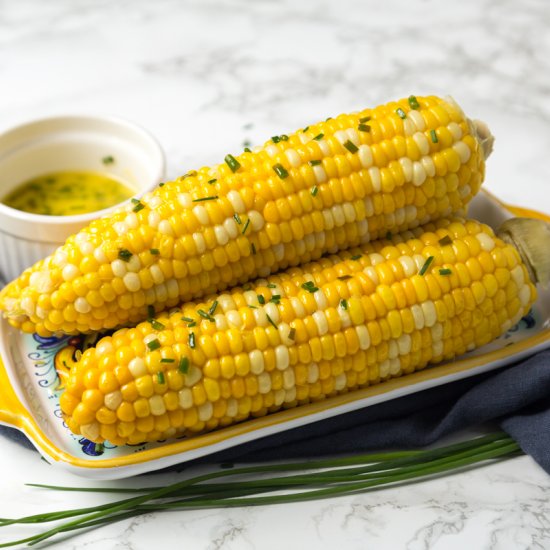 Corn On The Cob With Lemon Butter