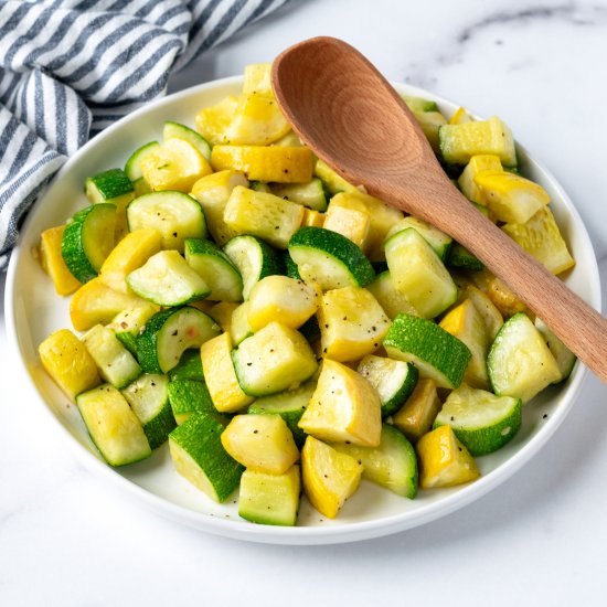 Air Fryer Zucchini and Squash