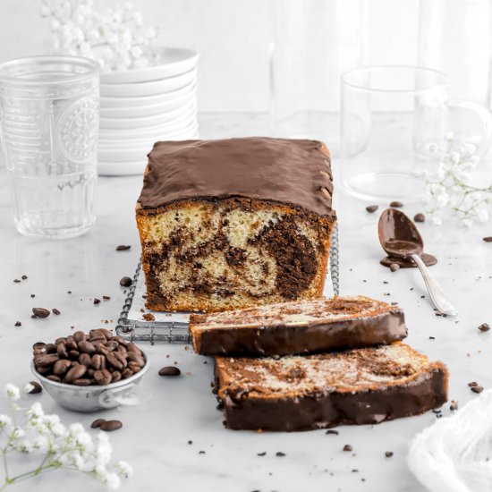 Chocolate Espresso Marble Cake