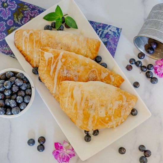 Quick and Easy Blueberry Turnovers