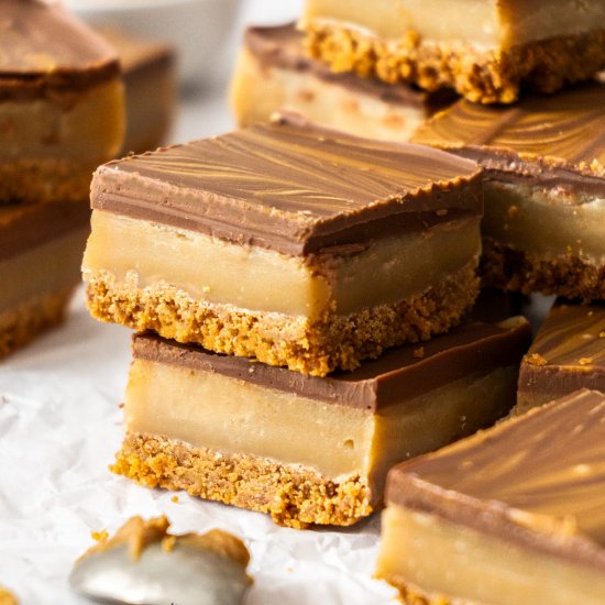 Biscoff Millionaires Shortbread