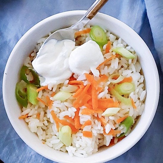 Rice Pilaf with Yogurt