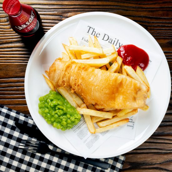 Chip Shop Style Battered Fried Fish