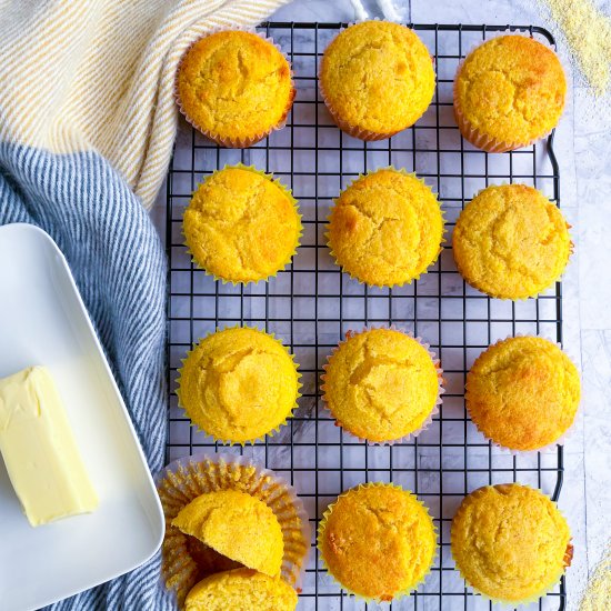 Best Easy Cornbread Muffins