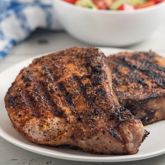 Blackened Pork Chops