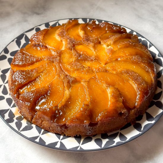 Peach Upside-Down Cake