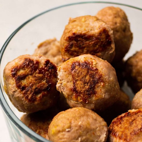 Meal Prep Turkey Meatballs