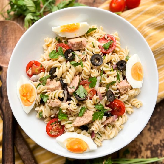 Spanish Tuna Pasta Salad