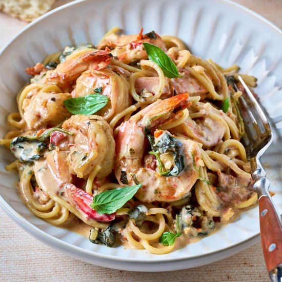 Creamy Tuscan Garlic Butter Shrimp