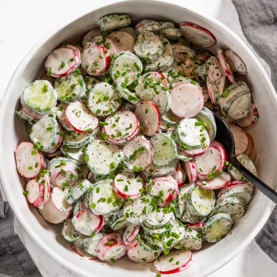 Cucumber Radish Salad