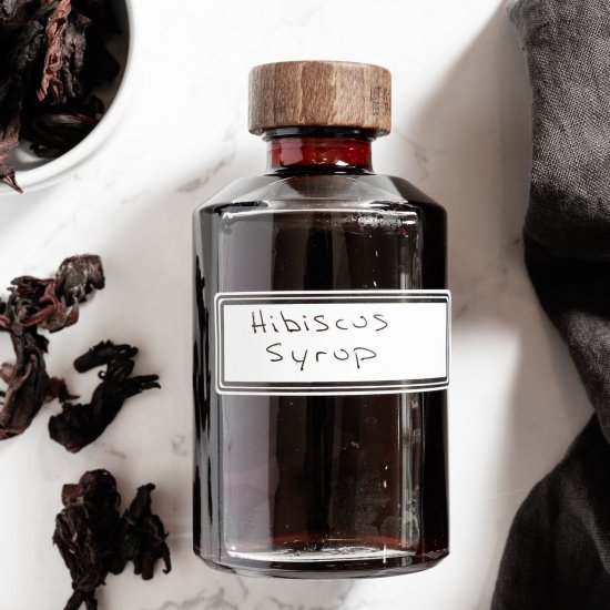 Hibiscus Syrup