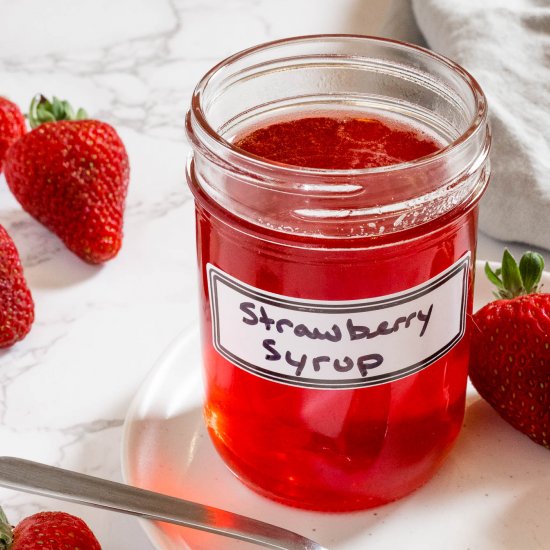 Strawberry Simple Syrup