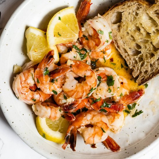 Lemon Garlic Butter Shrimp