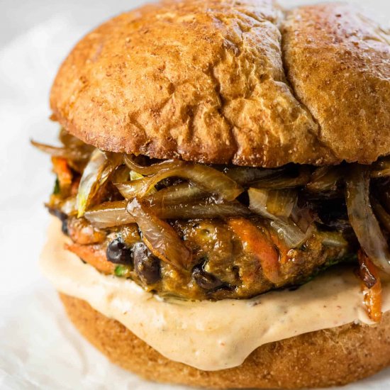 Black Bean Veggie Burger