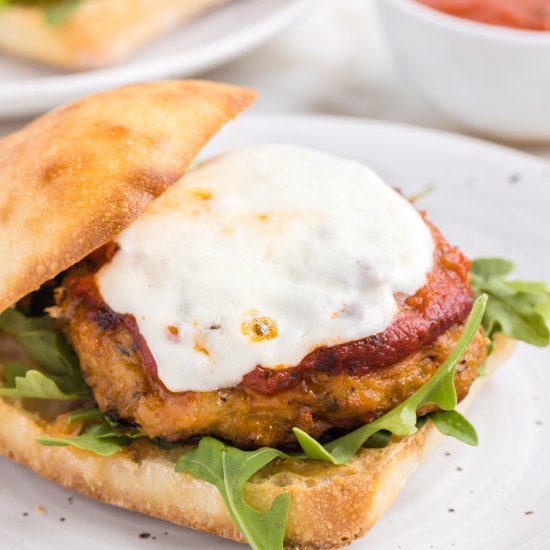 Chicken Parmesan Burgers