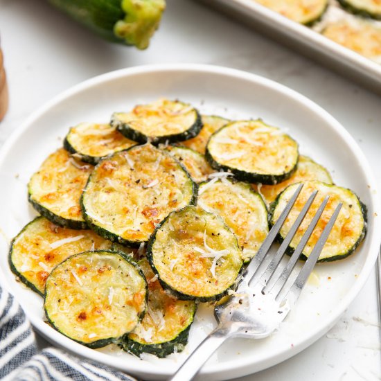 Roasted Parmesan Zucchini