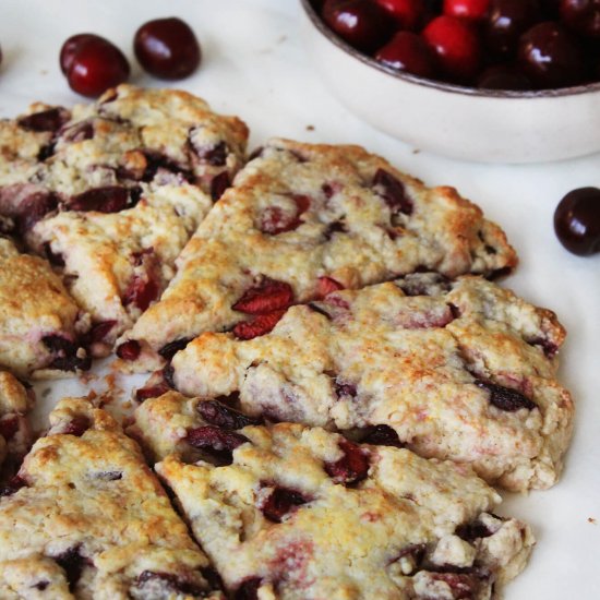 Cherry scones