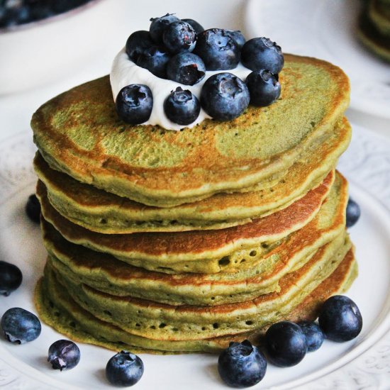 Matcha hot cakes