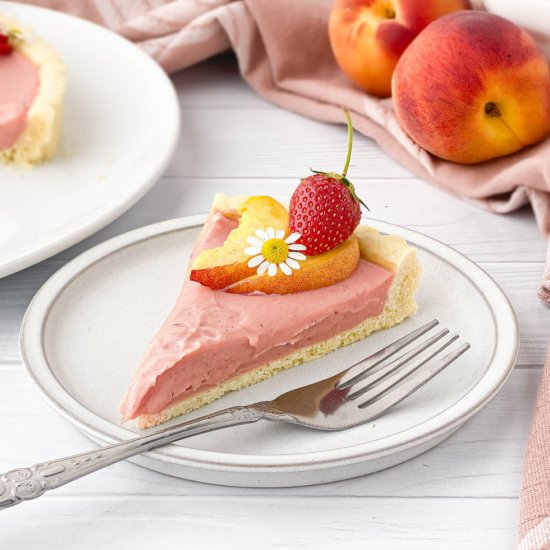 Strawberry Peach Tart