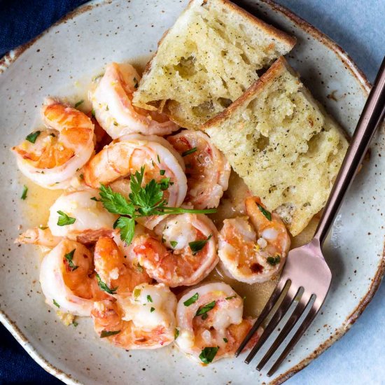 Shrimp Scampi without Wine