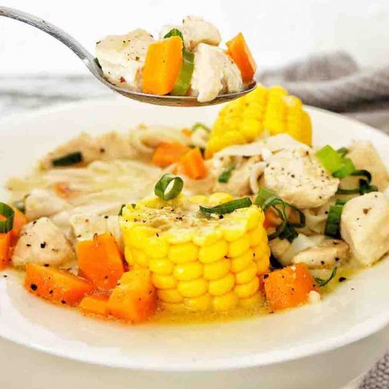 Chicken Corn Noodle Soup