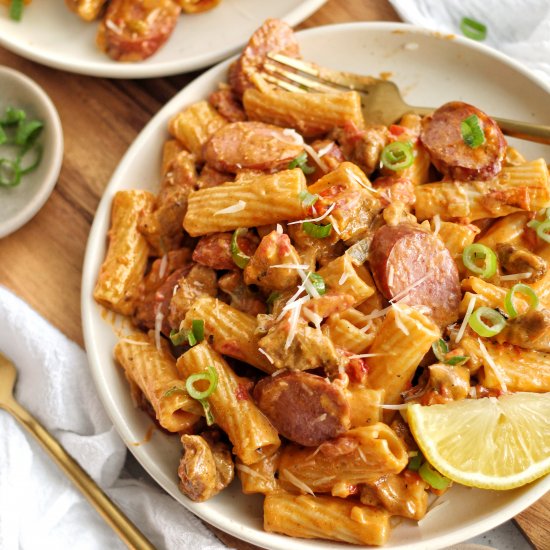 Cajun Pasta w/ Chicken and Sausage