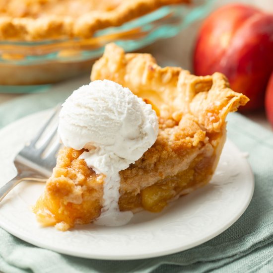 Vegan Peach Pie