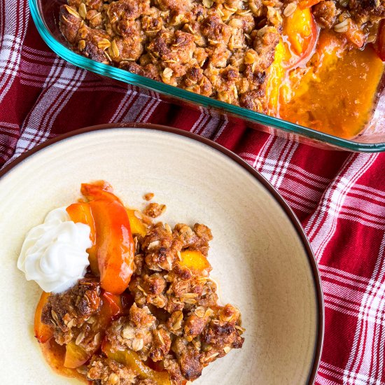 Fresh Peach Crisp