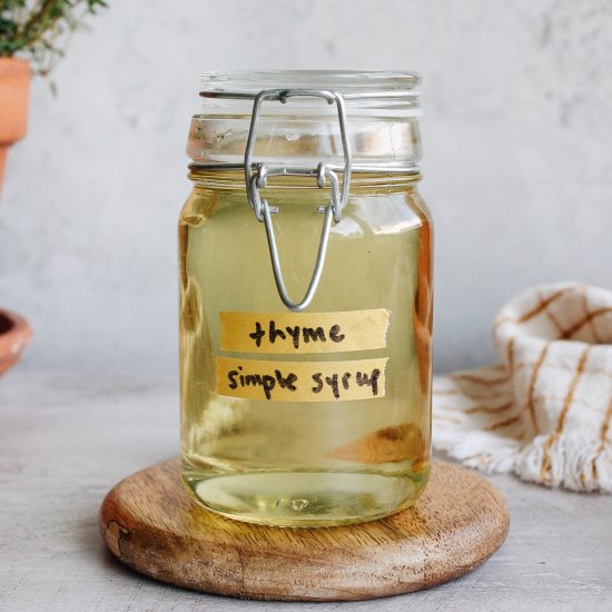 Thyme Simple Syrup