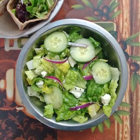 Marinated Feta Cheese Salad