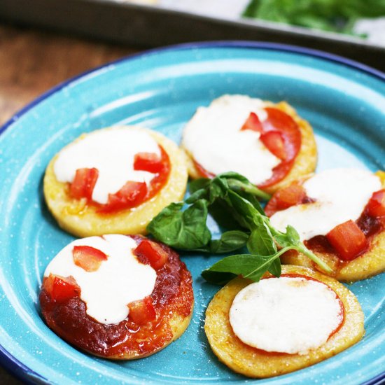 Polenta Pizza Bites