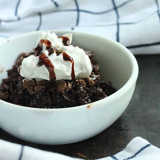 Double Chocolate Dump Cake