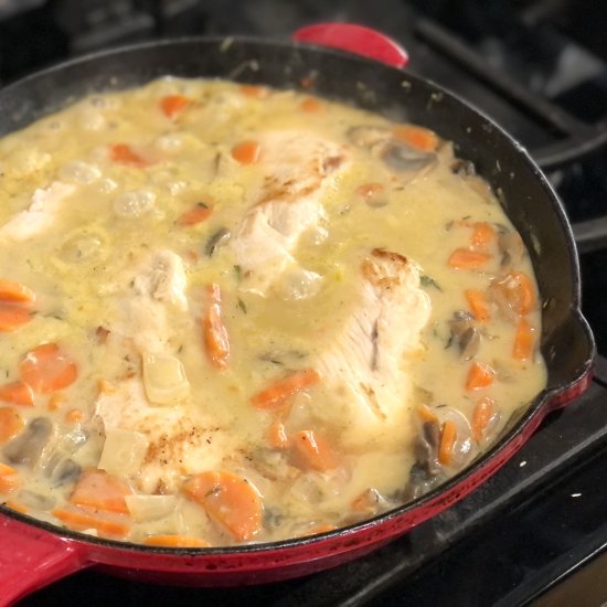 Chicken Fricassée