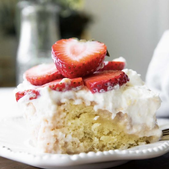 Strawberry Tres Leches Cake