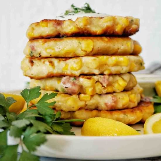 Bacon And Corn Fritters