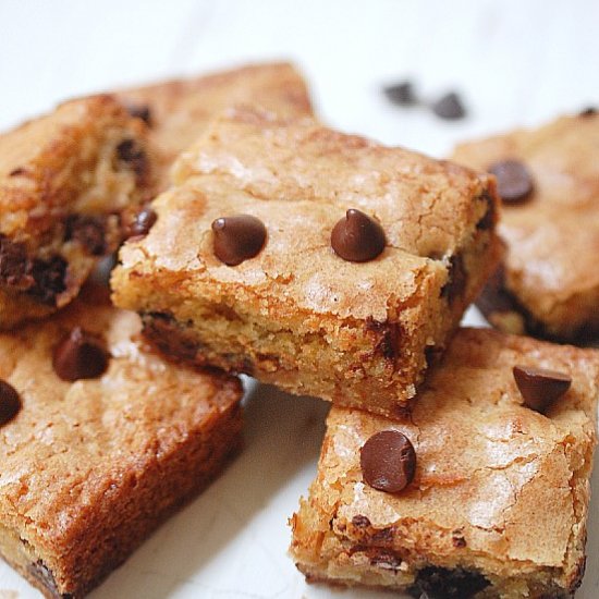 Brown butter blondies