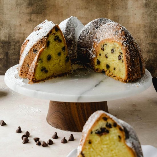 Moist Chocolate Chip Pound Cake