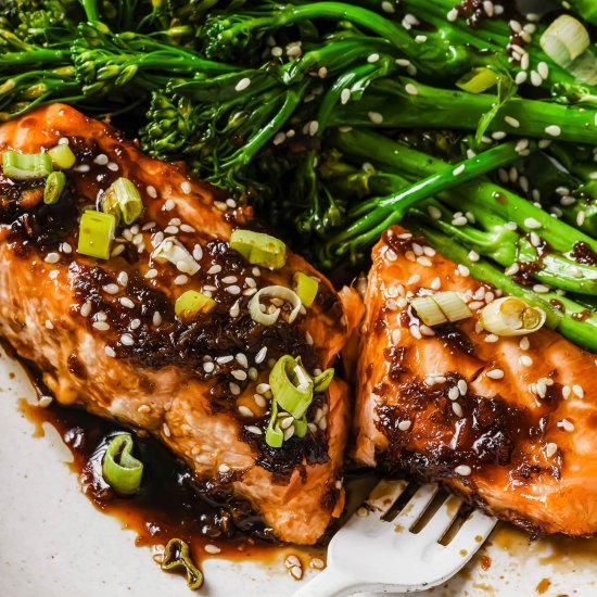 5-Ingredient Honey Teriyaki Salmon