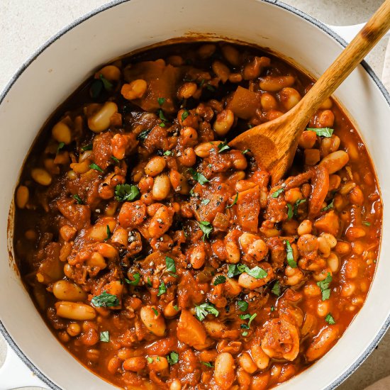 Apple Pie Baked Beans