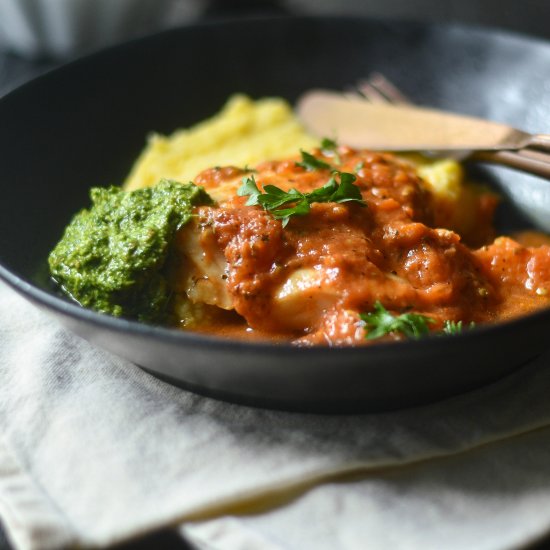 Tomato Poached Rockfish