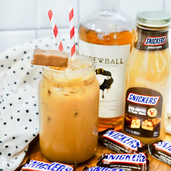 Snickers Boozy Iced Coffee Recipe